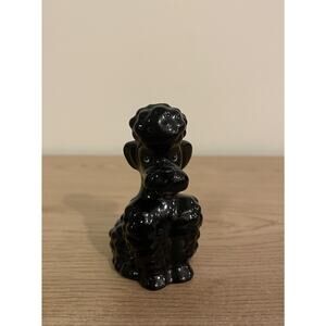 VTG Goebel KT161 Black Poodle Dog Figurine 3” Collectible
